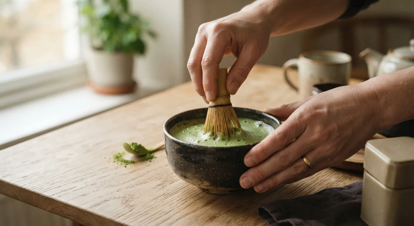 Préparer un matcha à la maison en 4 étapes